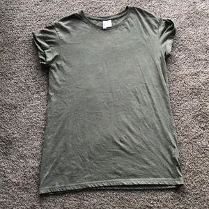 Army Green T-shirt Dress